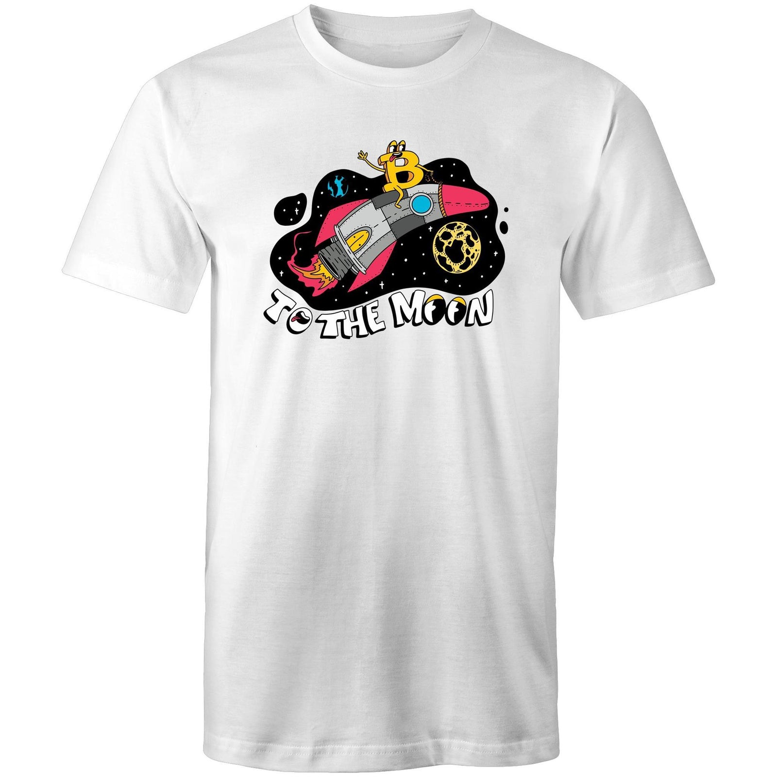 Men's Bitcoin Rocket T-shirt