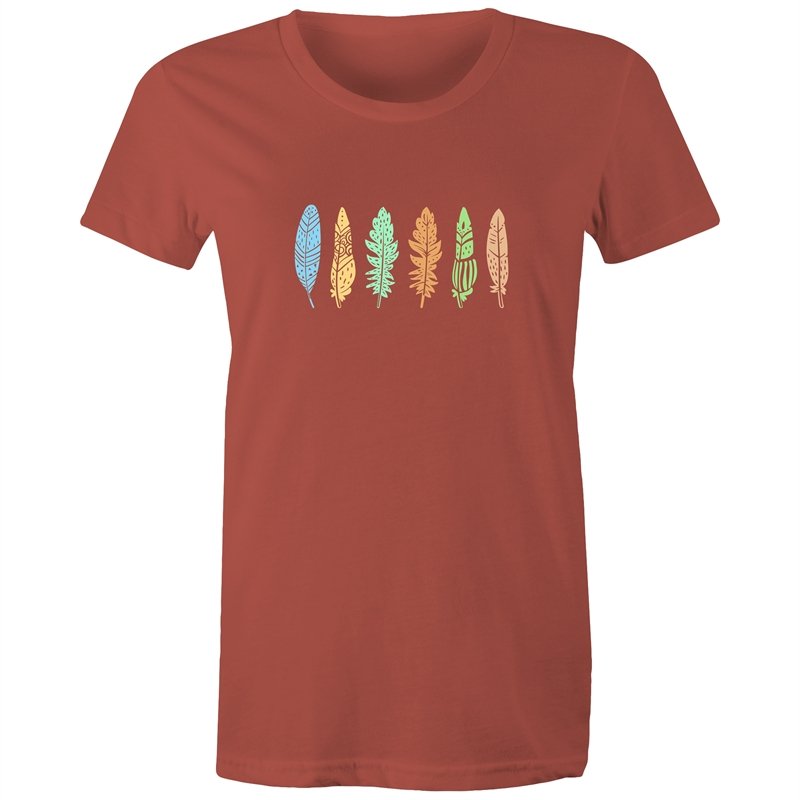 Women's Feather Print T-shirt