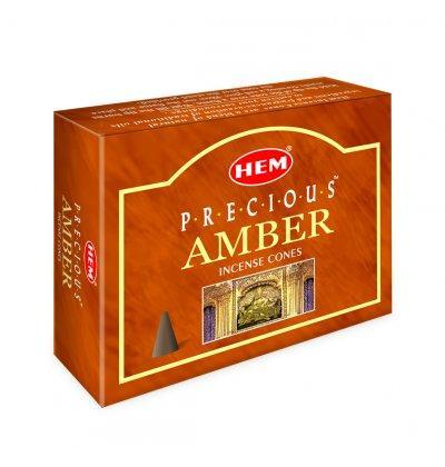 HEM - Precious Amber - 120 Incense Cones