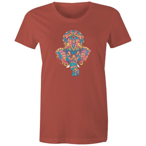 Women's Colourful Ganesha T-shirt
