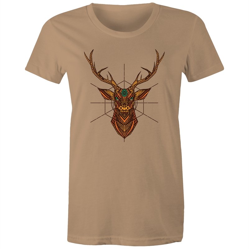 Women's Mandala Reindeer T-shirt