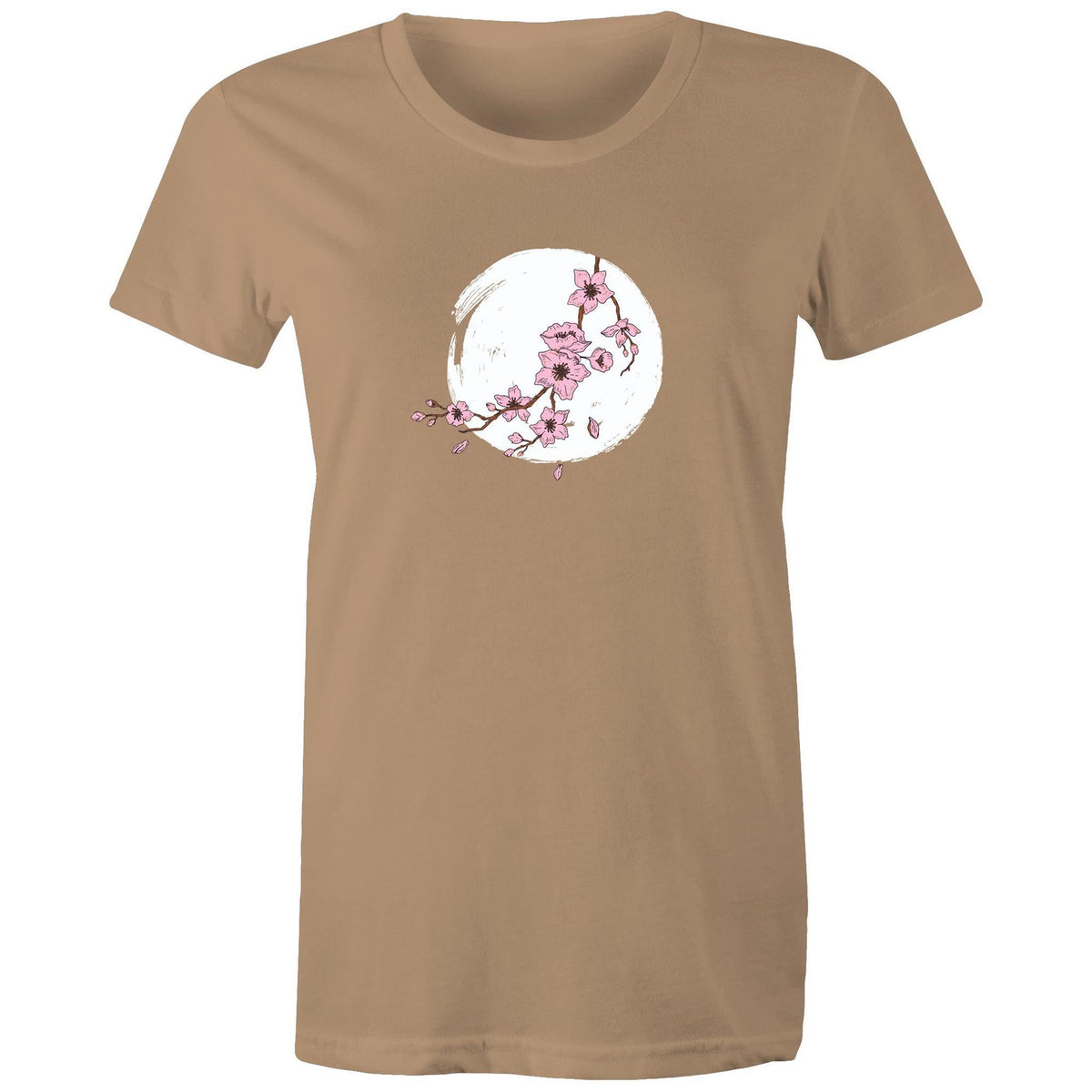 Women's Cherry Blossom Moon T-shirt