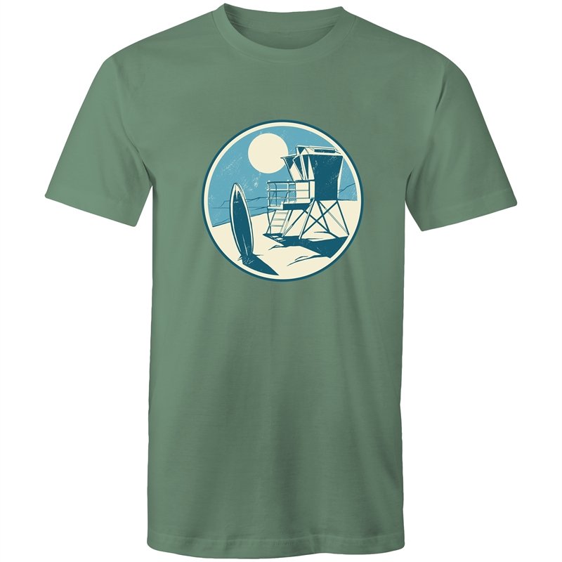 Men's LifeGuard Tower Beach T-shirt
