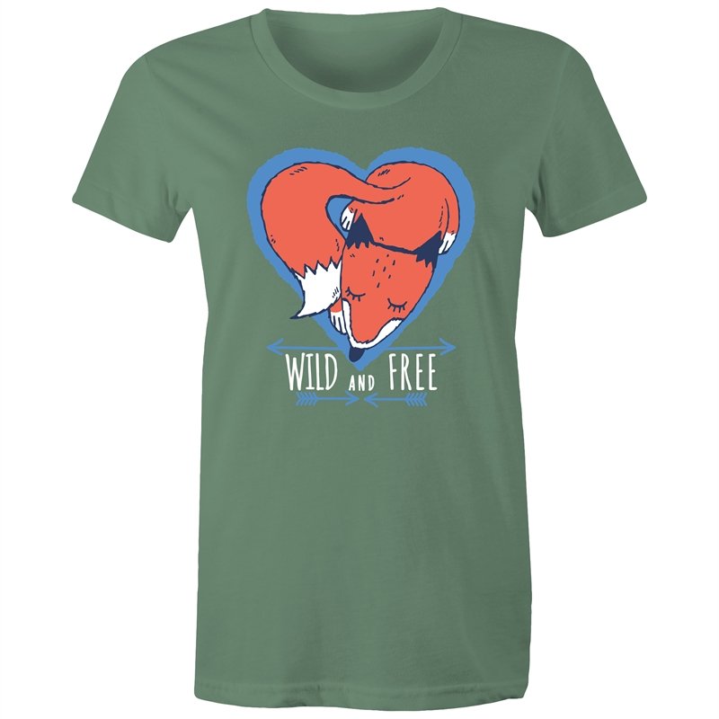 Women's Cute Wild And Free T-shirt