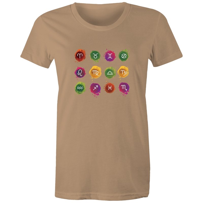 Women's Horoscope Badge T-shirt