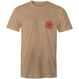 Men's Red Lotus Pocket Logo T-shirt