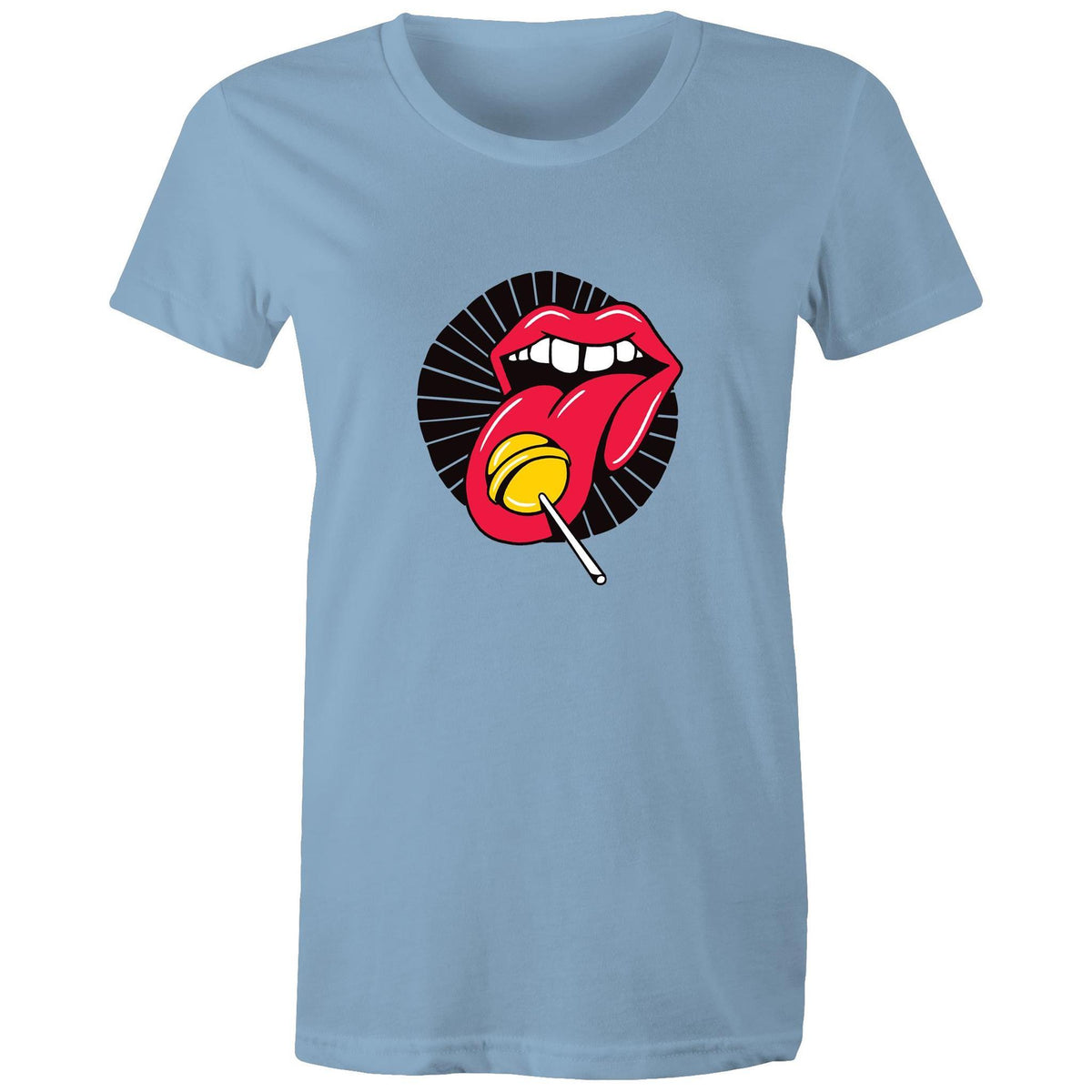 Women's Lollipop Lips T-shirt - The Hippie House