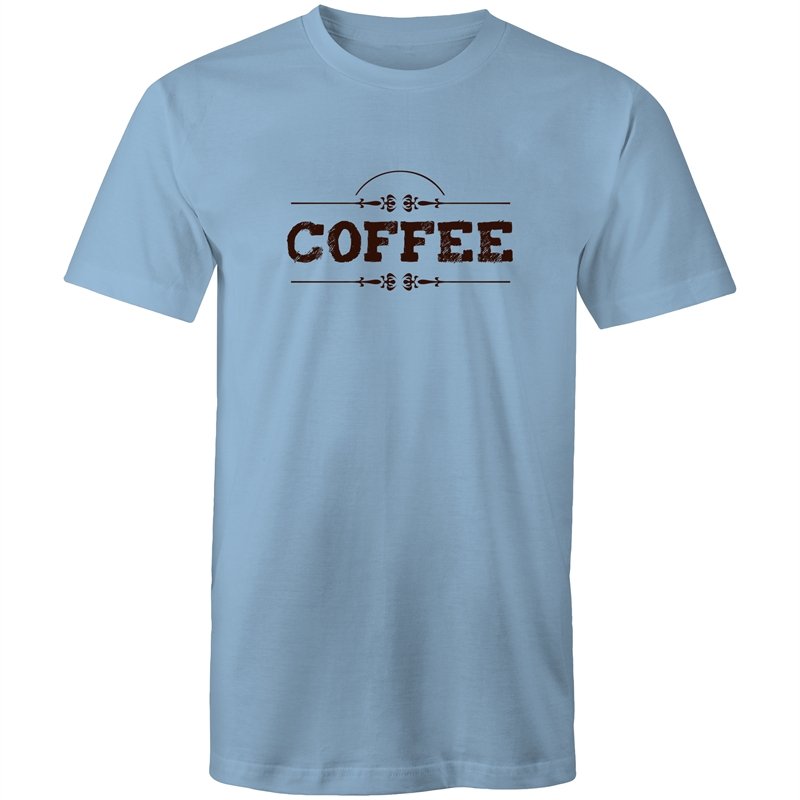 Men's Coffee Lettering T-shirt