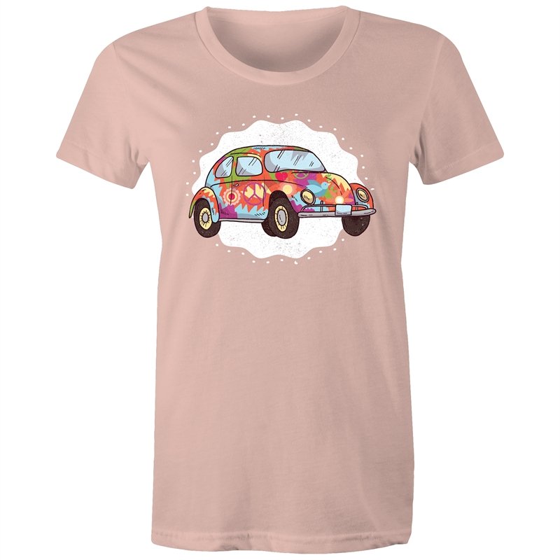 Women's Hippie Car T-shirt