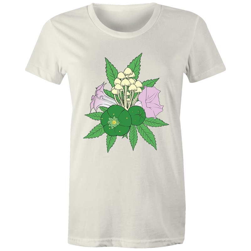 Women's Psychedelic Plants T-shirt