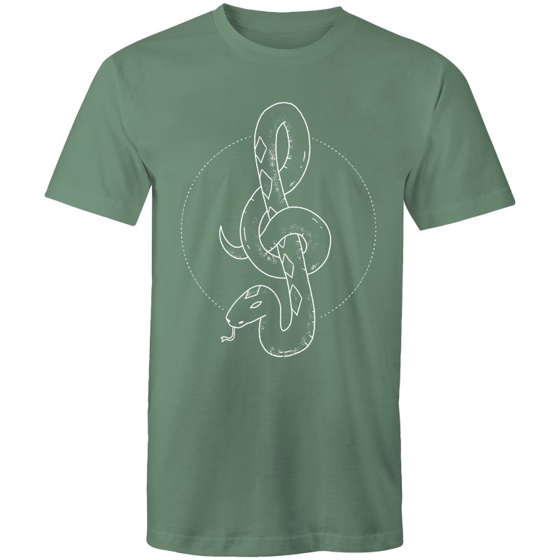 Men's Snake Music Note T-shirt