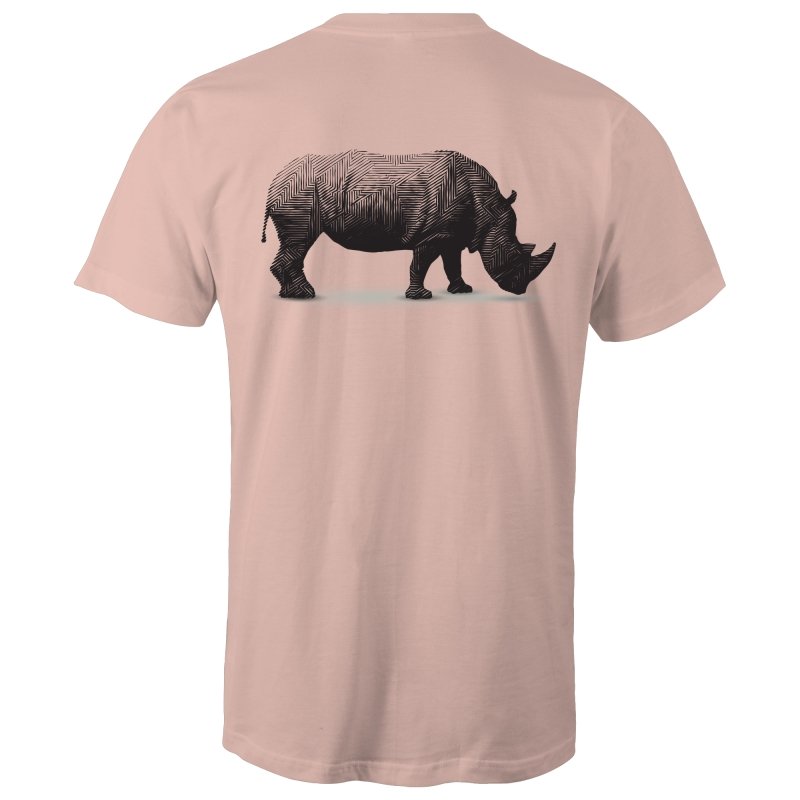 Men's Lineal Globe With Rhino Back T-shirt