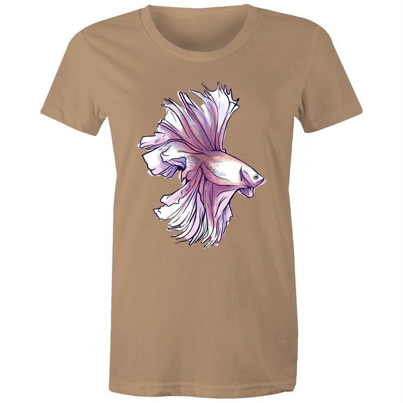 Women's Water coloured Fish T-shirt