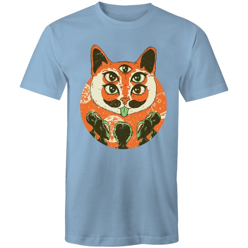 Men's Trippy Cat Alien T-shirt