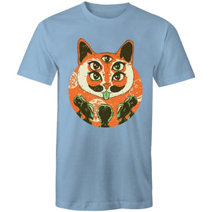 Men's Trippy Cat Alien T-shirt