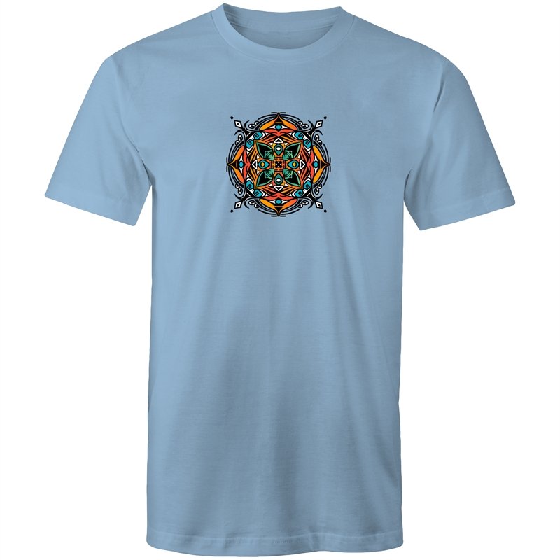 Men's Indian Mandala Pattern T-shirt
