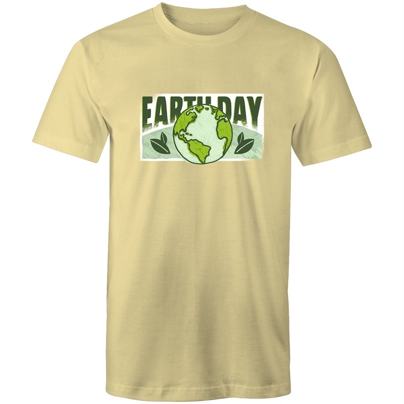 Men's Earth Day Green Logo T-shirt