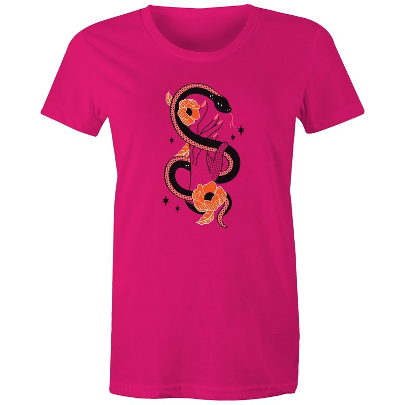 Women's Caduceus Hand Styled T-shirt