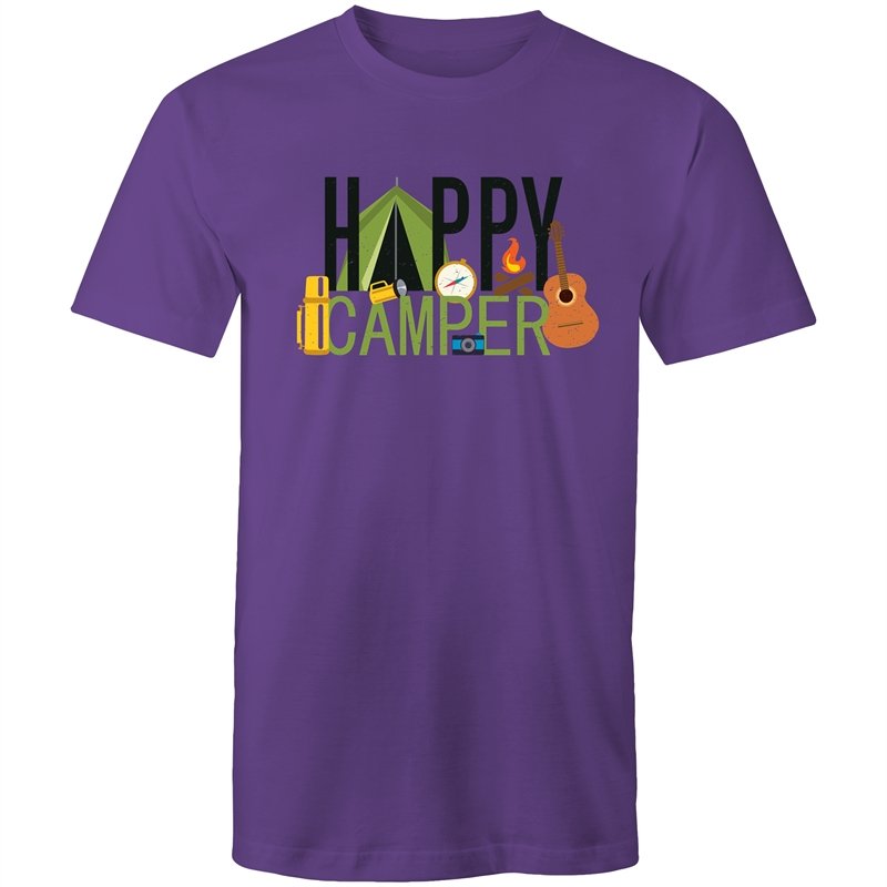 Men's Happy Camper Camping T-shirt