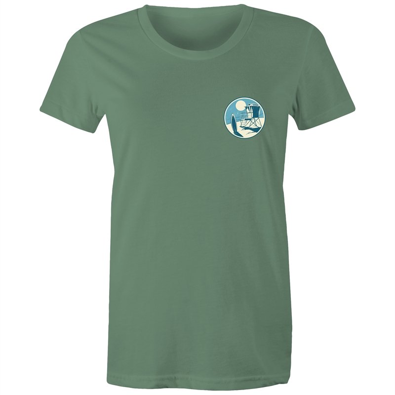 Women's Beach Logo Pocket T-shirt
