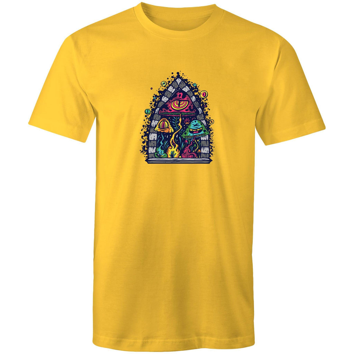 Men's Trippy Mushrooms Psychedelic T-shirt
