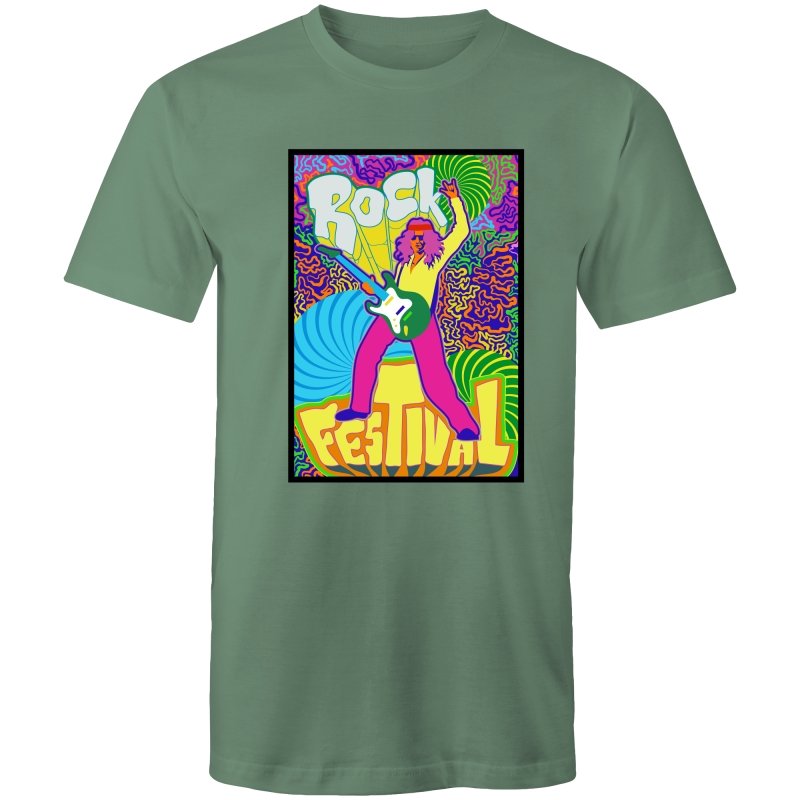 Men's Psychedelic Rock Festival T-shirt