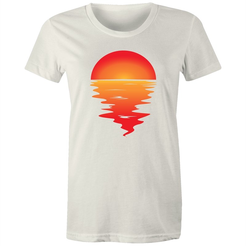 Women's Red Sunset T-shirt