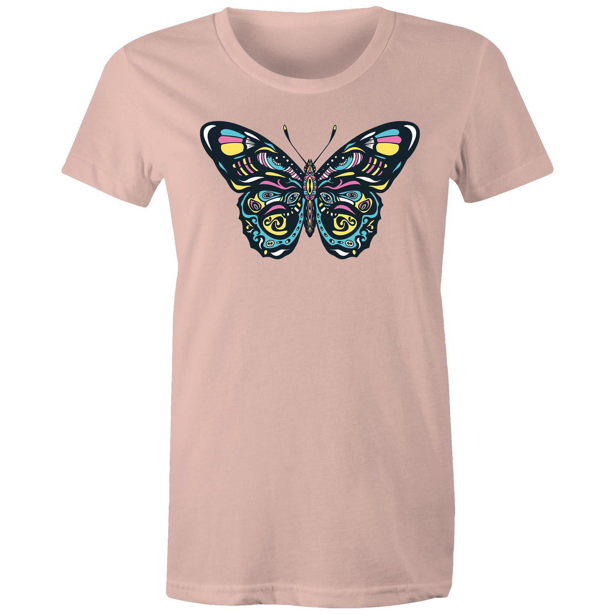 Women's Psychedelic Butterfly T-shirt