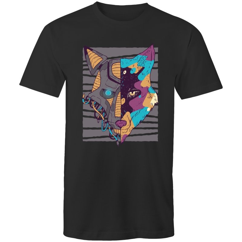 Men's Robot Wolf T-shirt