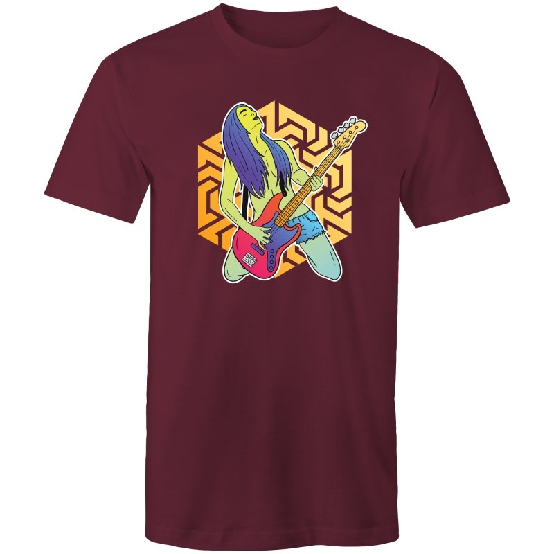 Men's Psychedelic Bass Guitar T-shirt