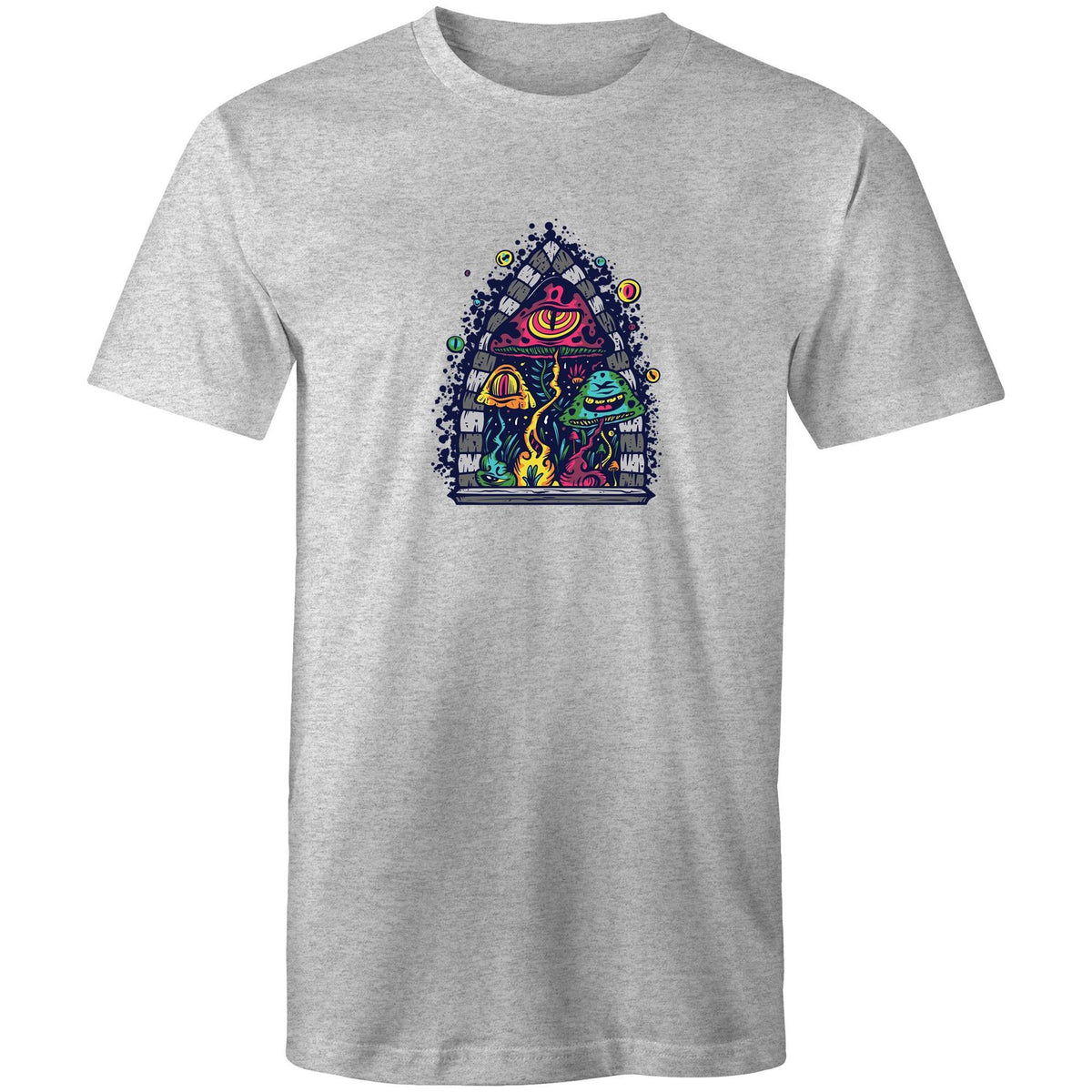 Men's Trippy Mushrooms Psychedelic T-shirt
