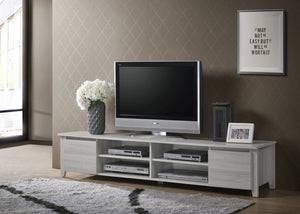 TV Stand Entertainment Unit 180cm In White Oak - The Hippie House