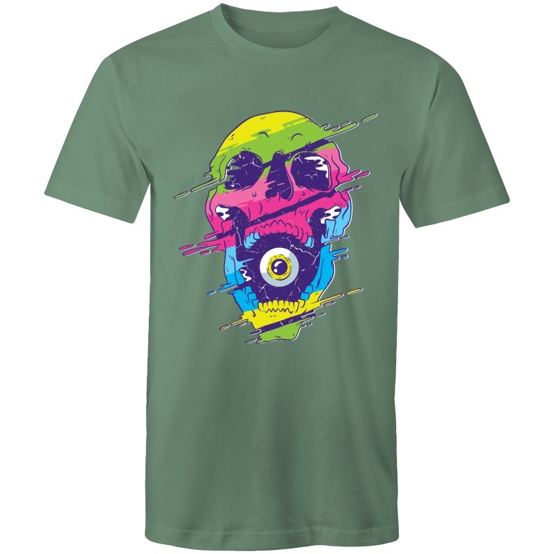 Men's Psychedelic Skull Speaker T-shirt