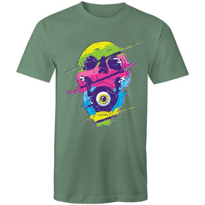 Men's Psychedelic Skull Speaker T-shirt