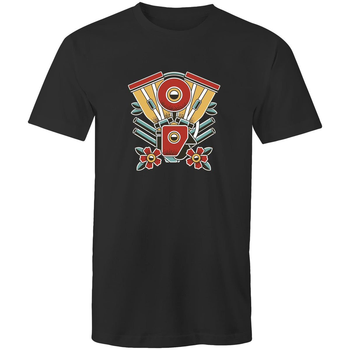 Men's Motorbike Tattoo T-shirt