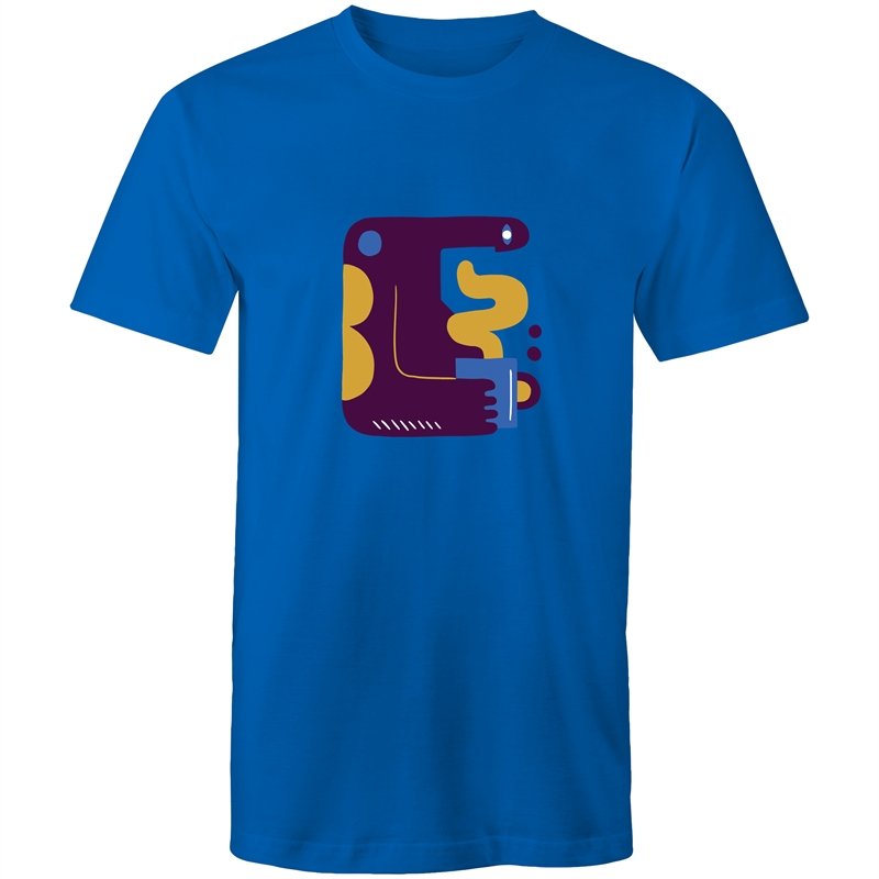 Men's Abstract Coffee Making Monster T-shirt