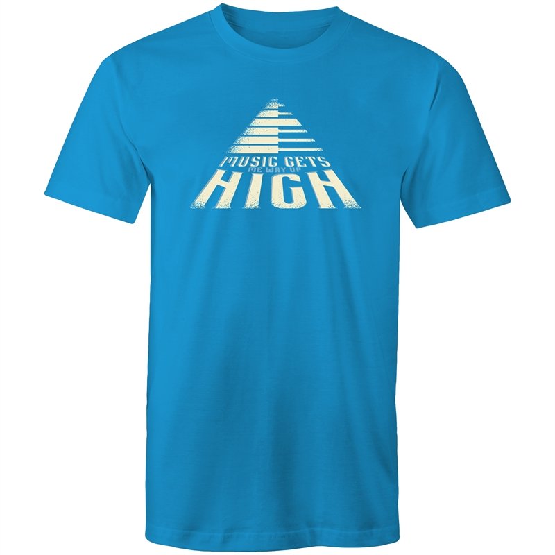 Men's Music Gets Me Way Up High T-shirt