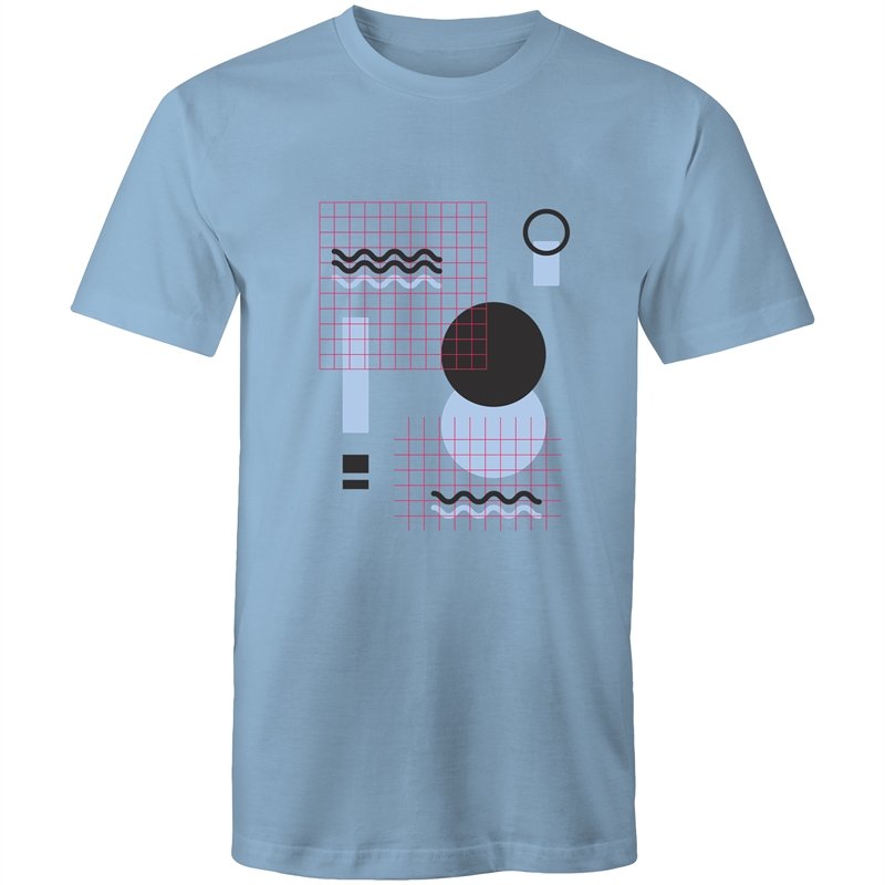 Men's Abstract Grid T-shirt
