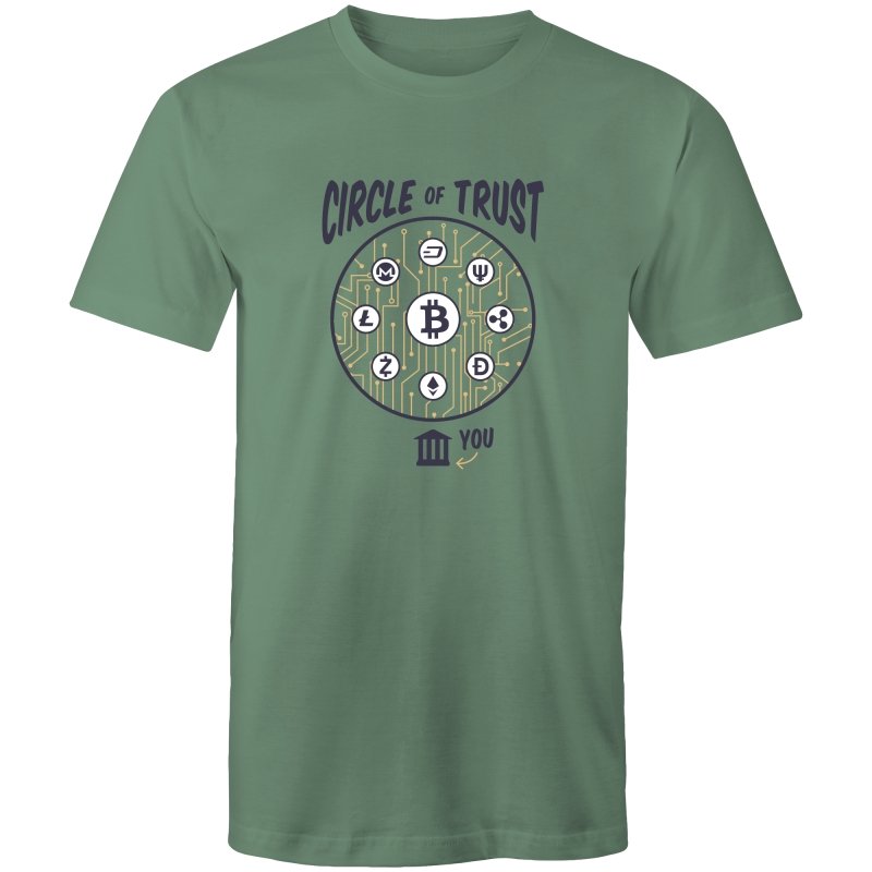 Men's Bitcoin Circle Of Trust T-shirt