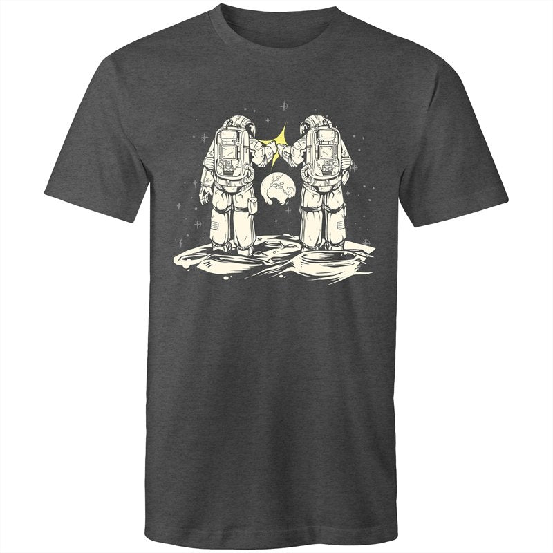 Men's Fist Bumping Astronauts T-shirt