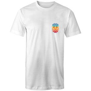 Men's Long Rasta Lion Pocket T-shirt