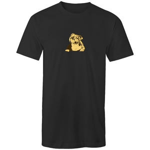Men's Abstract Bulldog Long T-shirt