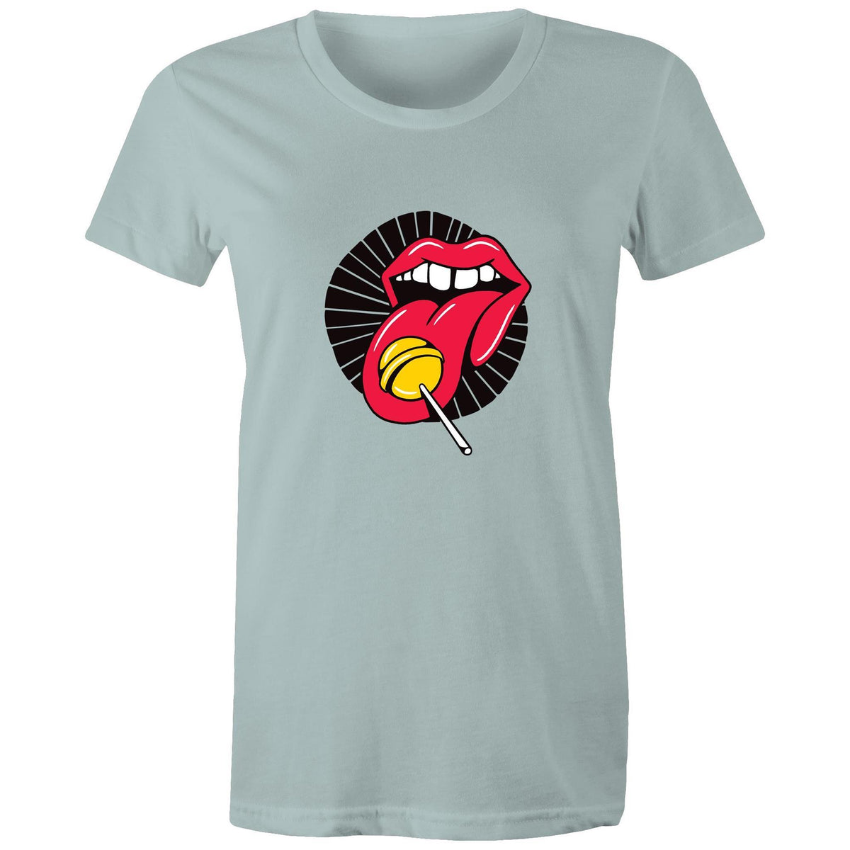 Women's Lollipop Lips T-shirt - The Hippie House