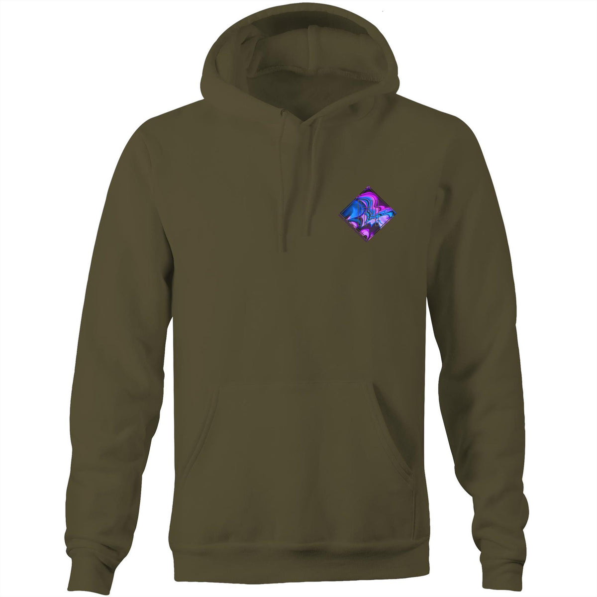 Purple Waves Hippie House Hoodie Sweatshirt
