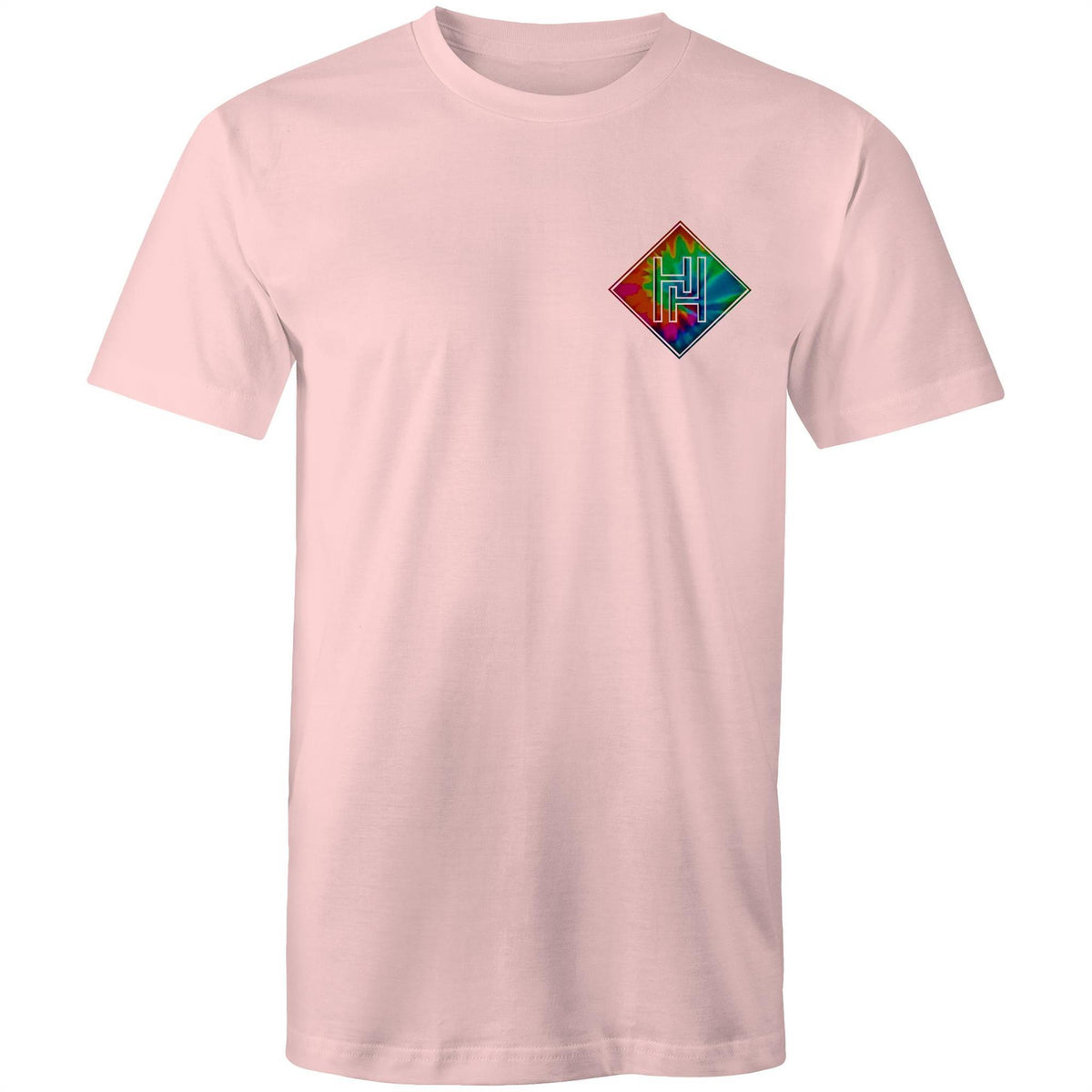 Men's Tie Dye Hippie House Pocket T-Shirt