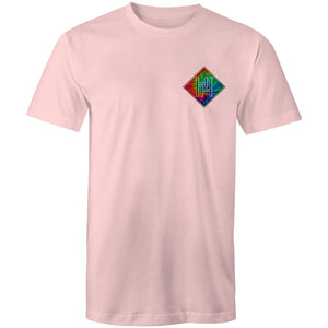 Men's Tie Dye Hippie House Pocket T-Shirt