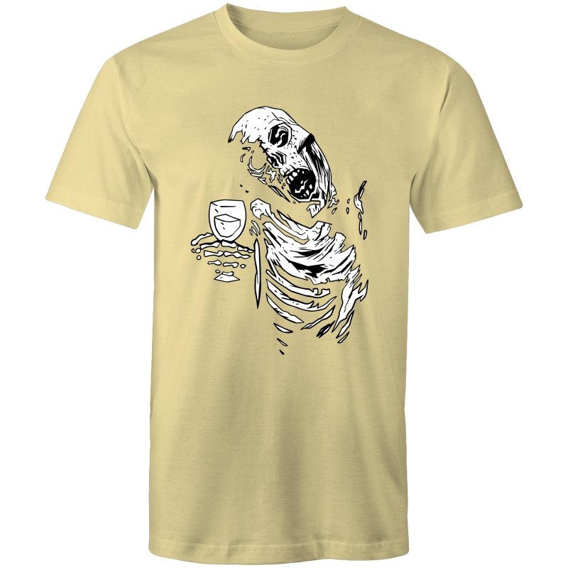 Men's Funky Drinking Skeleton T-shirt