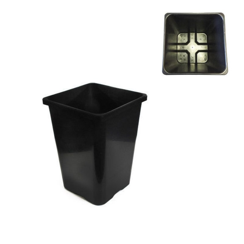 24L Square Pot With No Holes - 290mm X 400mm