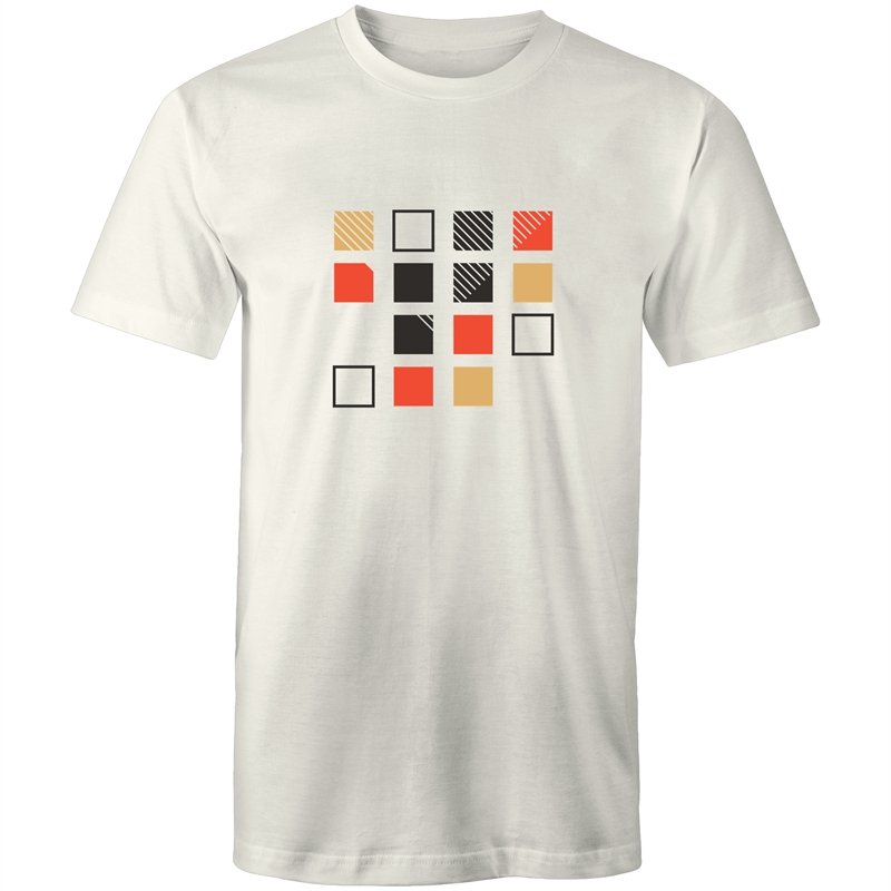 Men's Abstract Red Box T-shirt
