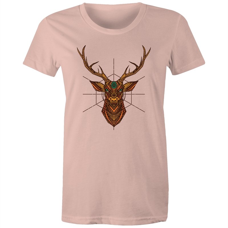 Women's Mandala Reindeer T-shirt
